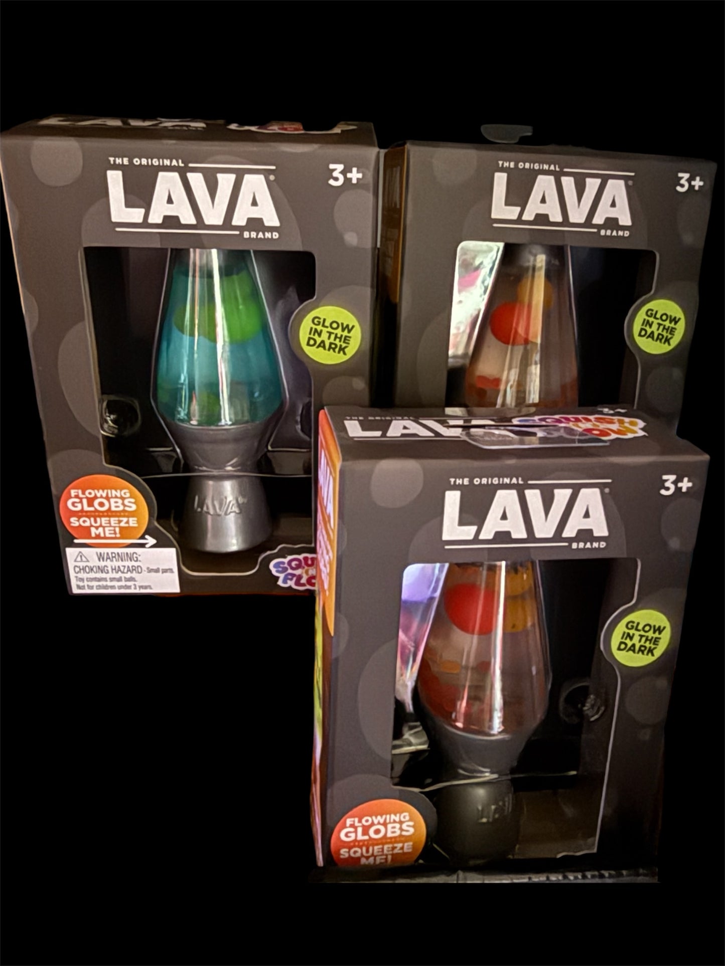 Schylling Lava Squish N’ Flow – Glow in the Dark Lava Lamp Squishy