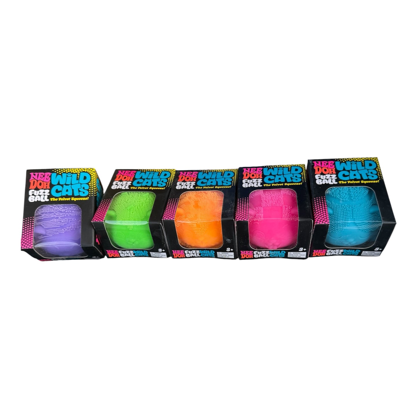 NeeDoh Wild Cats Fuzz Ball – The Velvet Squeeze!