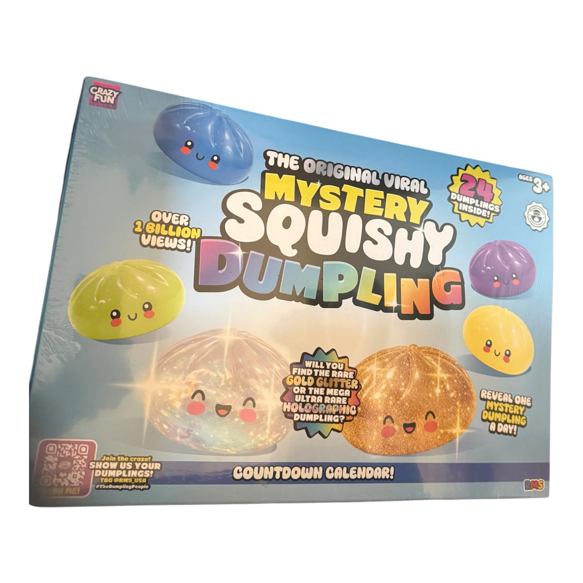 RMS Mystery Squishy Dumpling Countdown Calendar – 24 Mini Dumplings