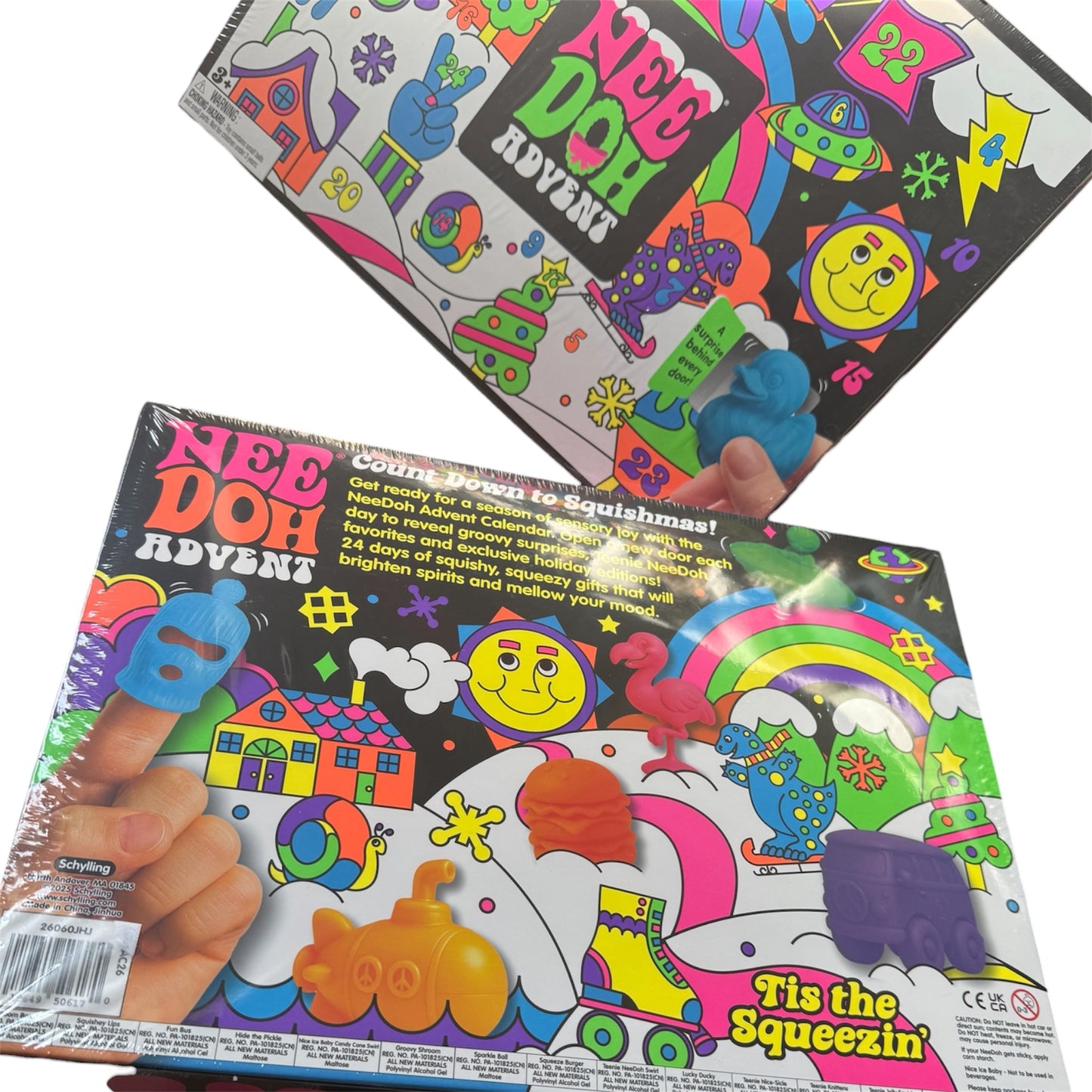 NeeDoh® 2026 Squishmas Advent Calendar – Official Schylling Countdown Calendar