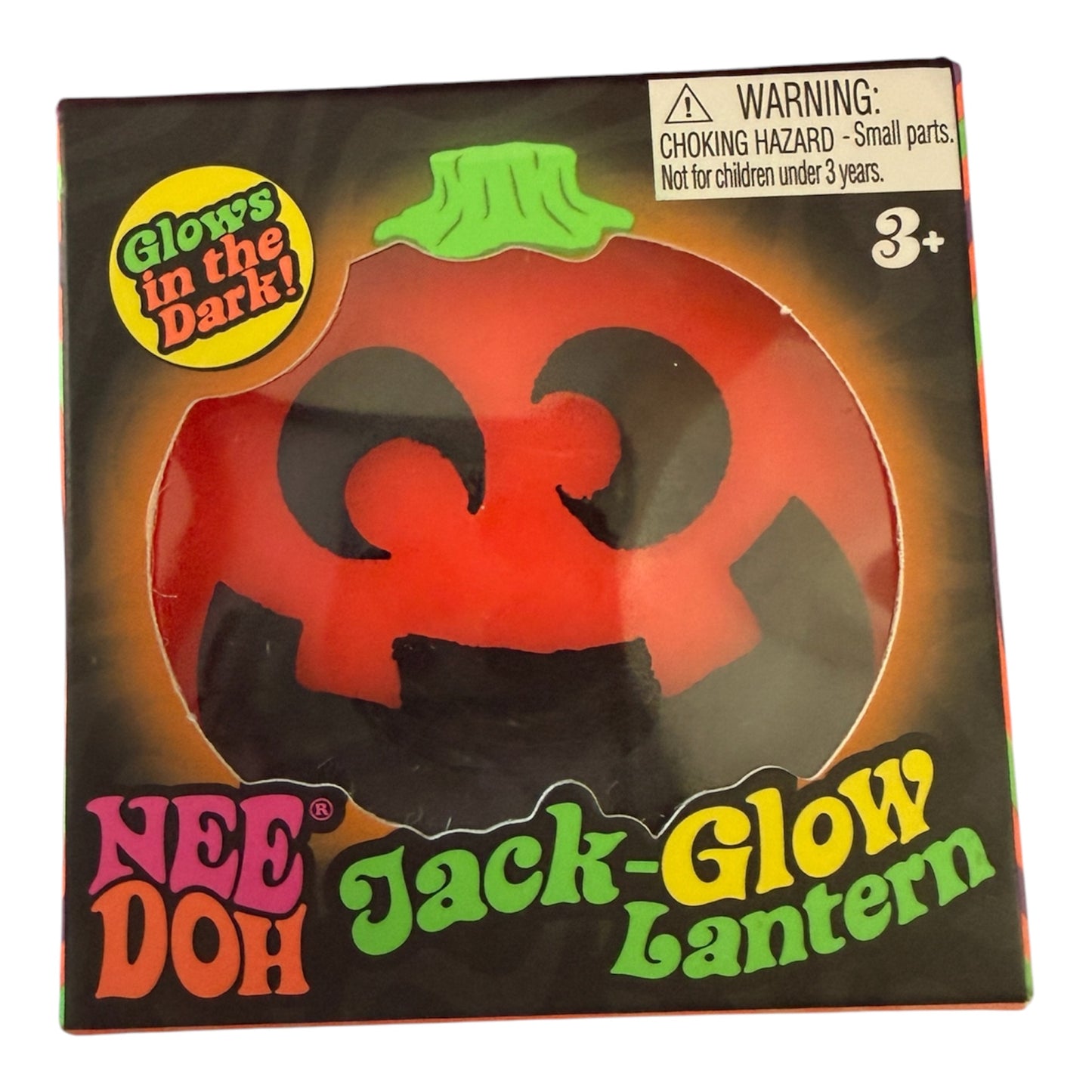 NeeDoh Jack-Glow Lantern โ Glow in the Dark Halloween Squishy
