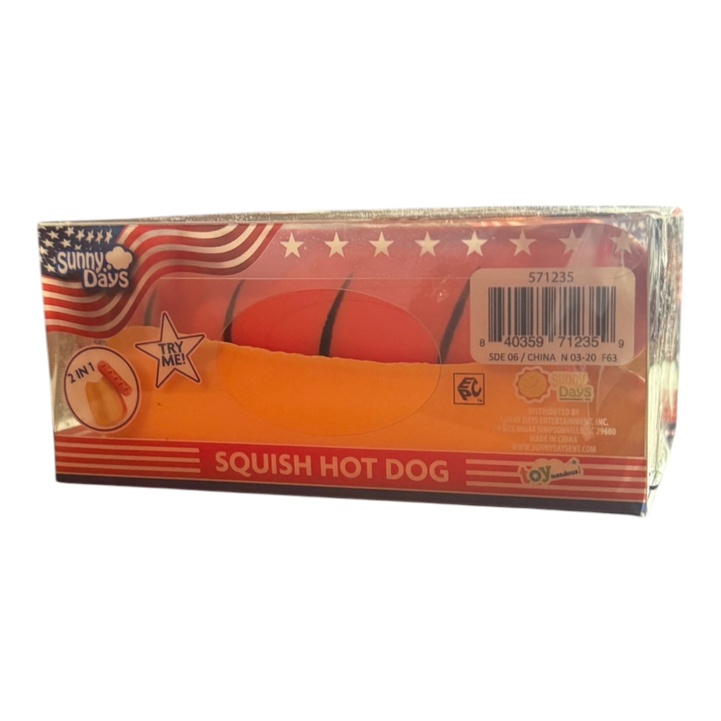 Sunny Days 2-in-1 Squish Hot Dog