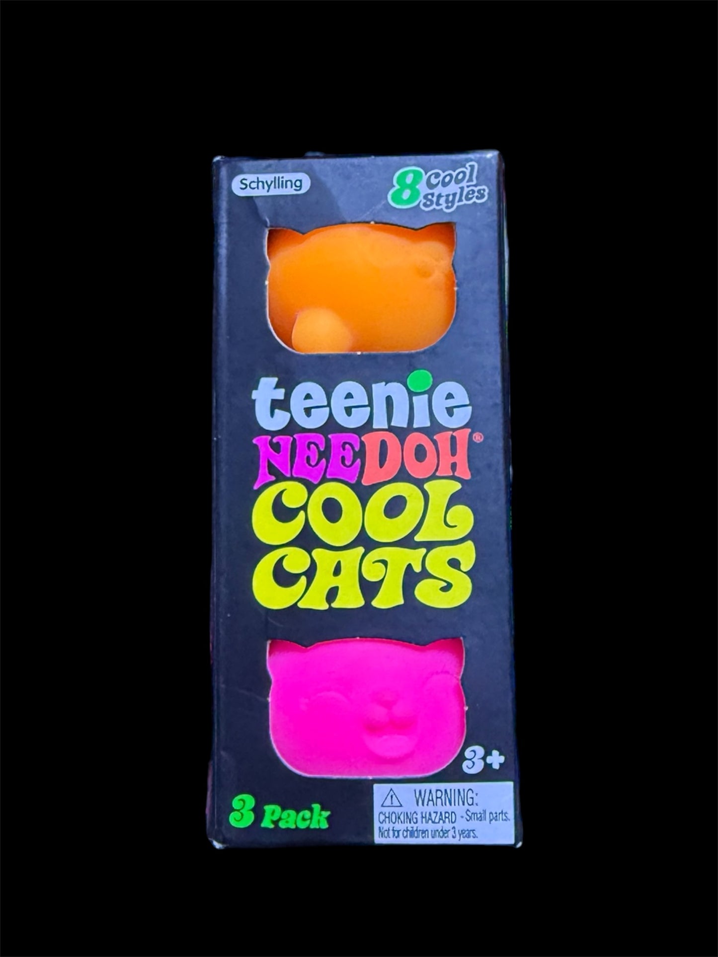 Teenie NeeDoh Cool Cats 3 Pack – Assorted Styles