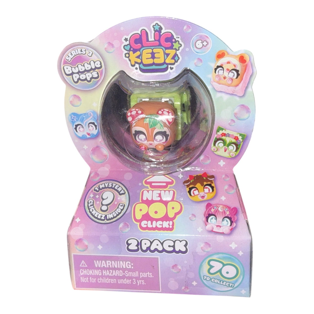 Clickeez Bubble Pops Series 3 – Mystery 2-Pack 🫧
