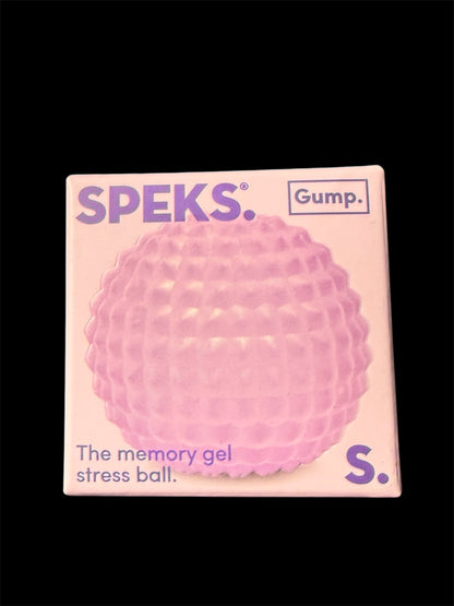 SPEKS Gump Memory Gel Stress Ball textured – Moon Jelly