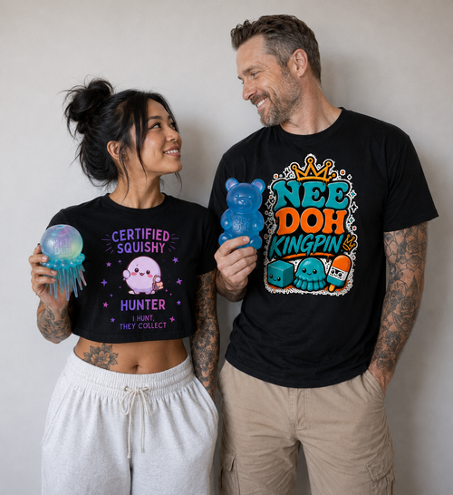 Certified Squishy Hunter Cropped Tee (Purple Pop Edition)