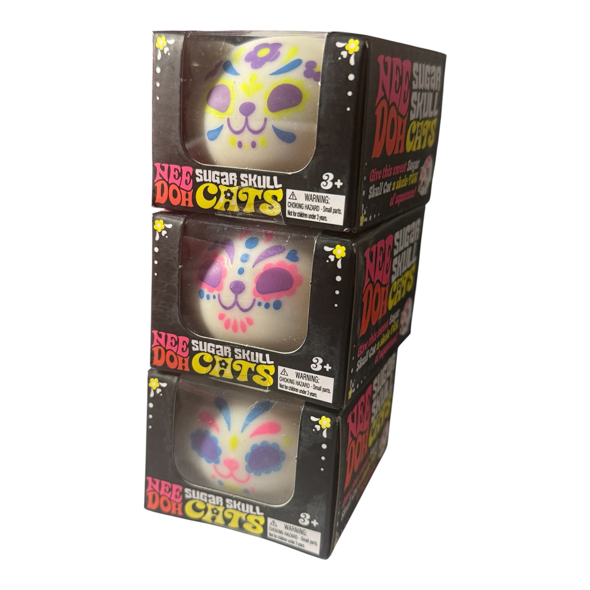 NeeDoh Sugar Skull Cats