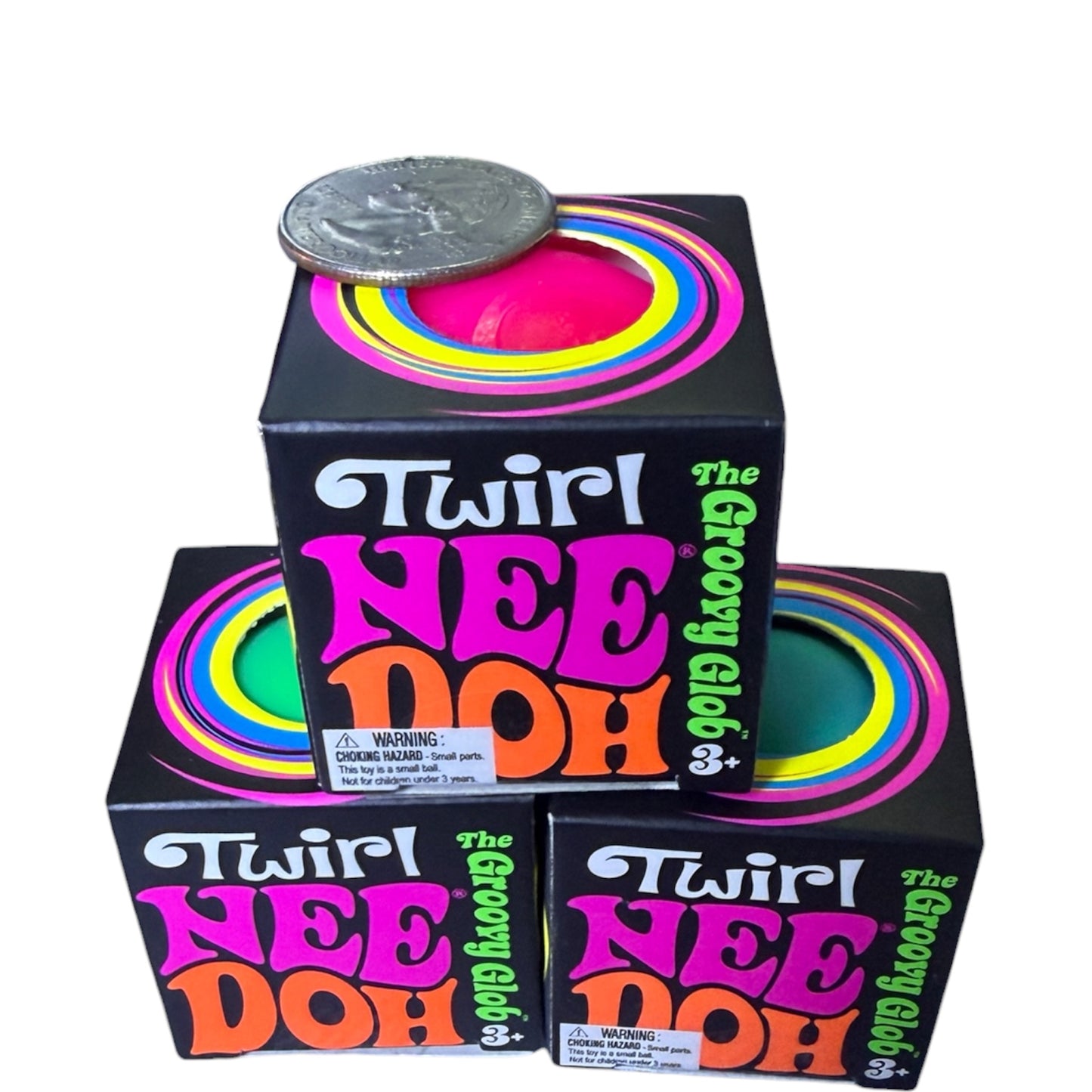 Twirl NeeDoh Mini Groovy Glob – Assorted Colors