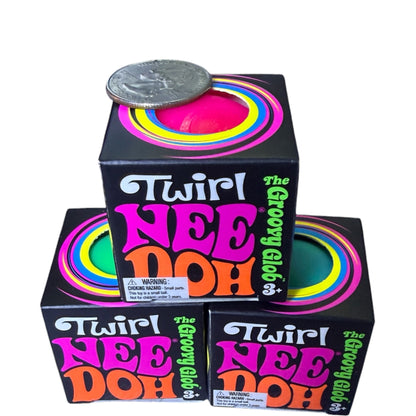 Twirl NeeDoh Mini Groovy Glob – Assorted Colors