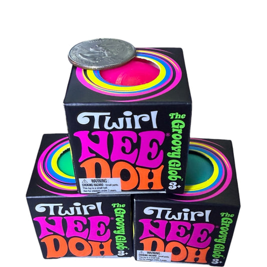 Twirl NeeDoh Mini Groovy Glob – Assorted Colors