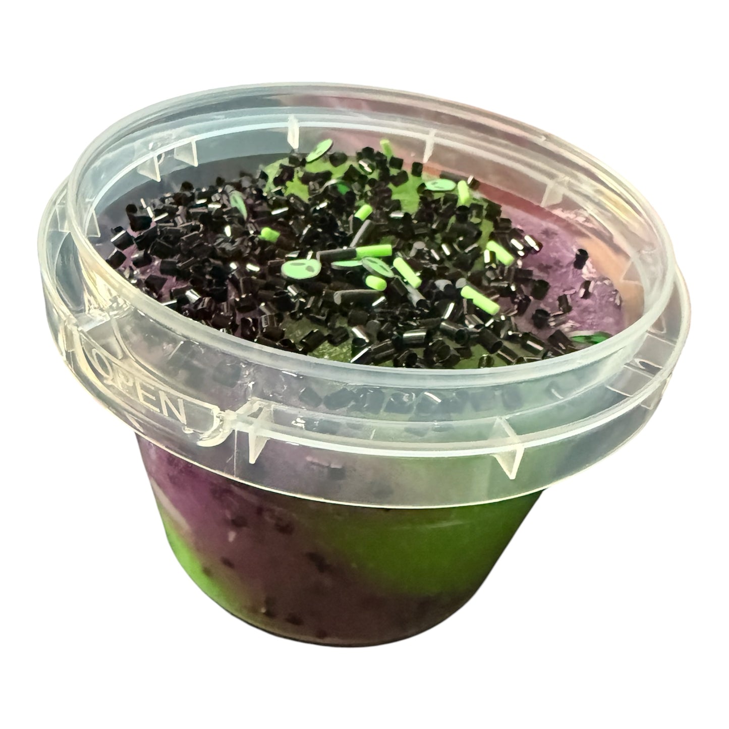 🛸 Gnarly Slime by Bria’s Slime Lab – Crunchy Bingsu Slime | Jolly Rancher Scented | 10 oz
