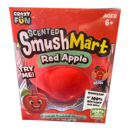 🍎 Crazy Fun RMS SmushMart Red Apple Squishy (Scented)