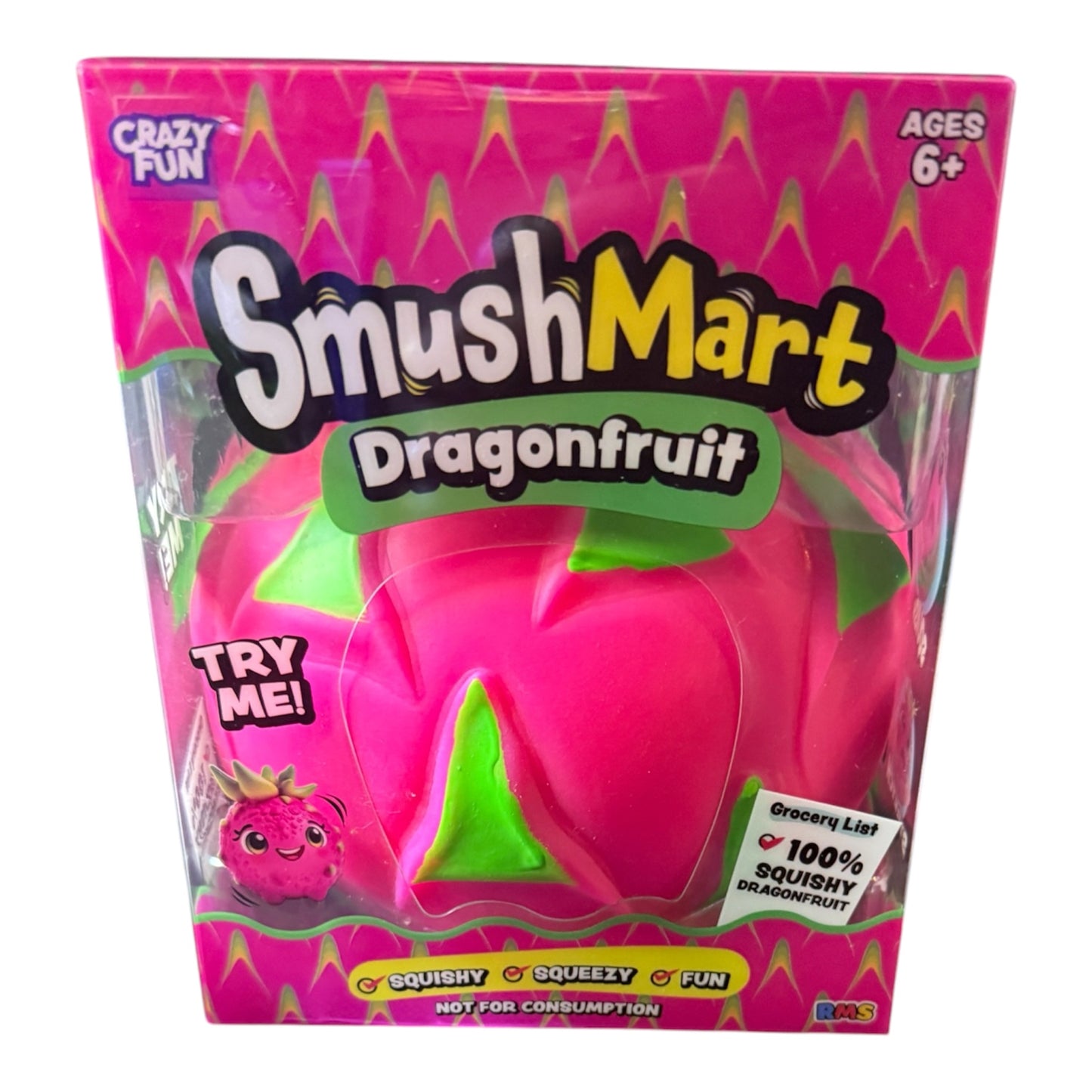 Crazy Fun RMS SmushMart Dragonfruit Squishy