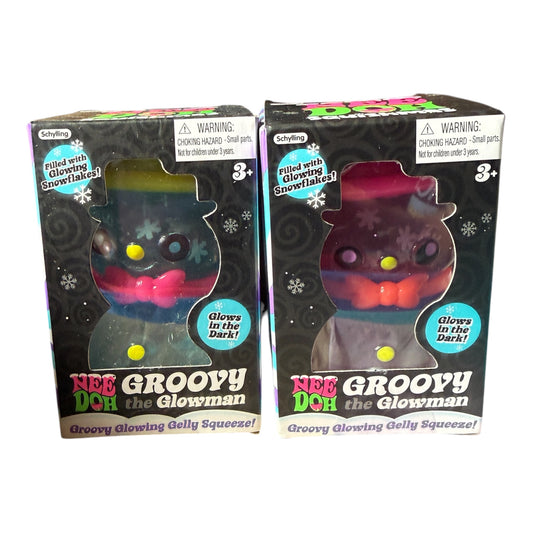 NeeDoh Groovy Glowman – Holiday Exclusive Glow-in-the-Dark Squishy