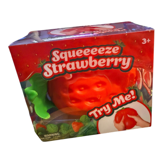 Squeeeze Strawberry Jumbo Sensory Squishy