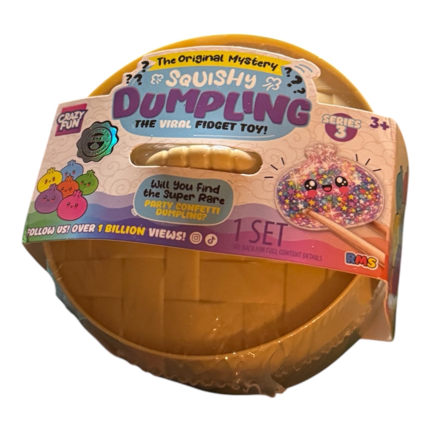 Crazy Fun RMS Squishy Dumpling – Series 3 Mystery Dumpling