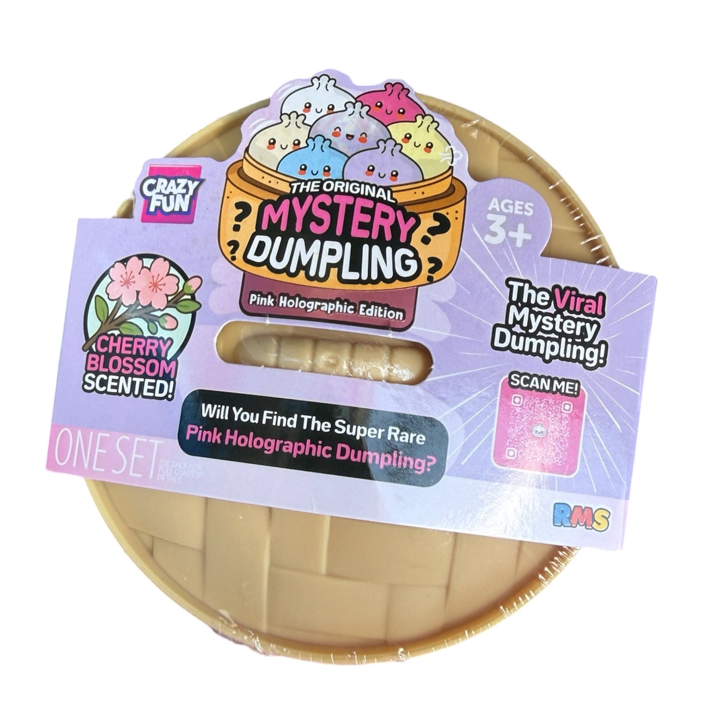 Crazy Fun RMS Mystery Dumpling – Pink Holographic Edition (Cherry Blossom Scented)