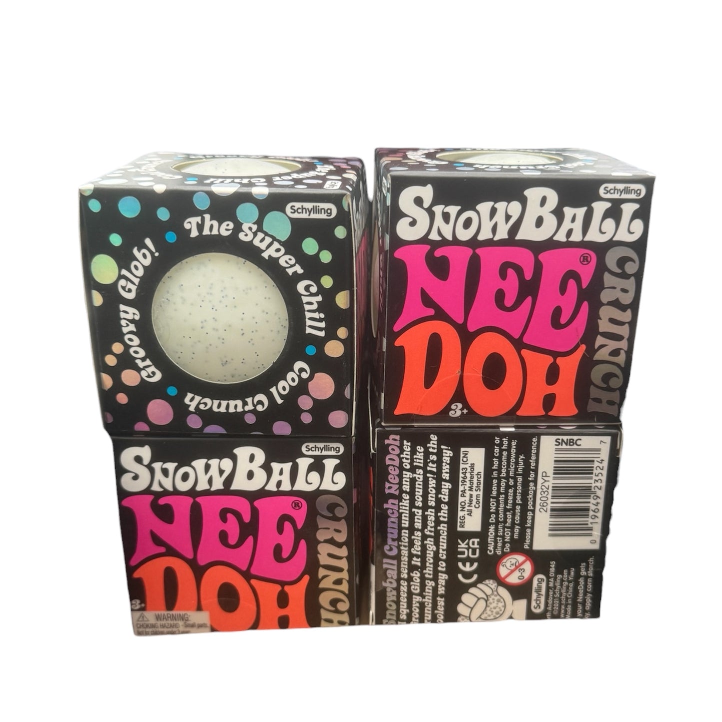 NeeDoh Snow Ball Crunch – Crunchy Sensory Squishy
