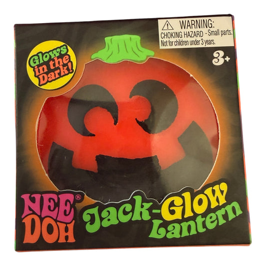NeeDoh Jack-Glow Lantern – Glow in the Dark Halloween Squishy