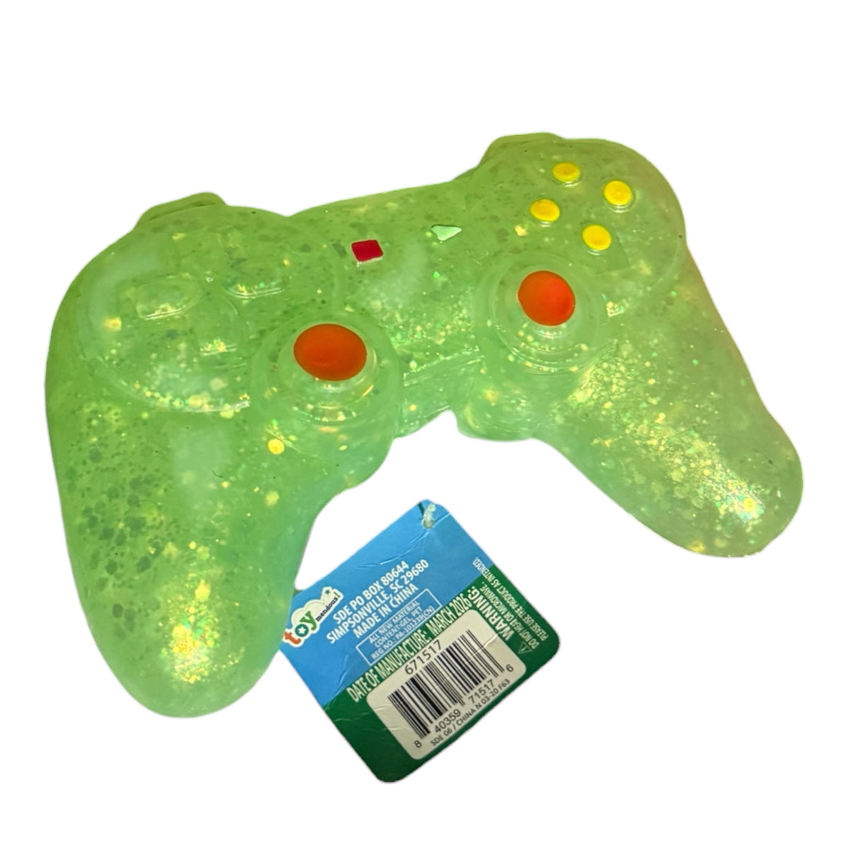 Squeezy Gaming Controller – Glitter Gel Squishy