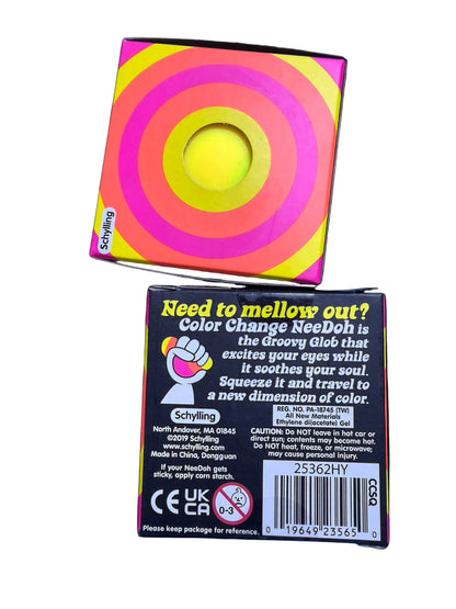 NeeDoh Color Change Ball – Squeeze Activated Sensory Squish